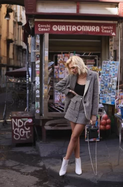 Kira Plaid Skirt -ASTR the Label Store 200304 ASTR Napoli 0324 scaled