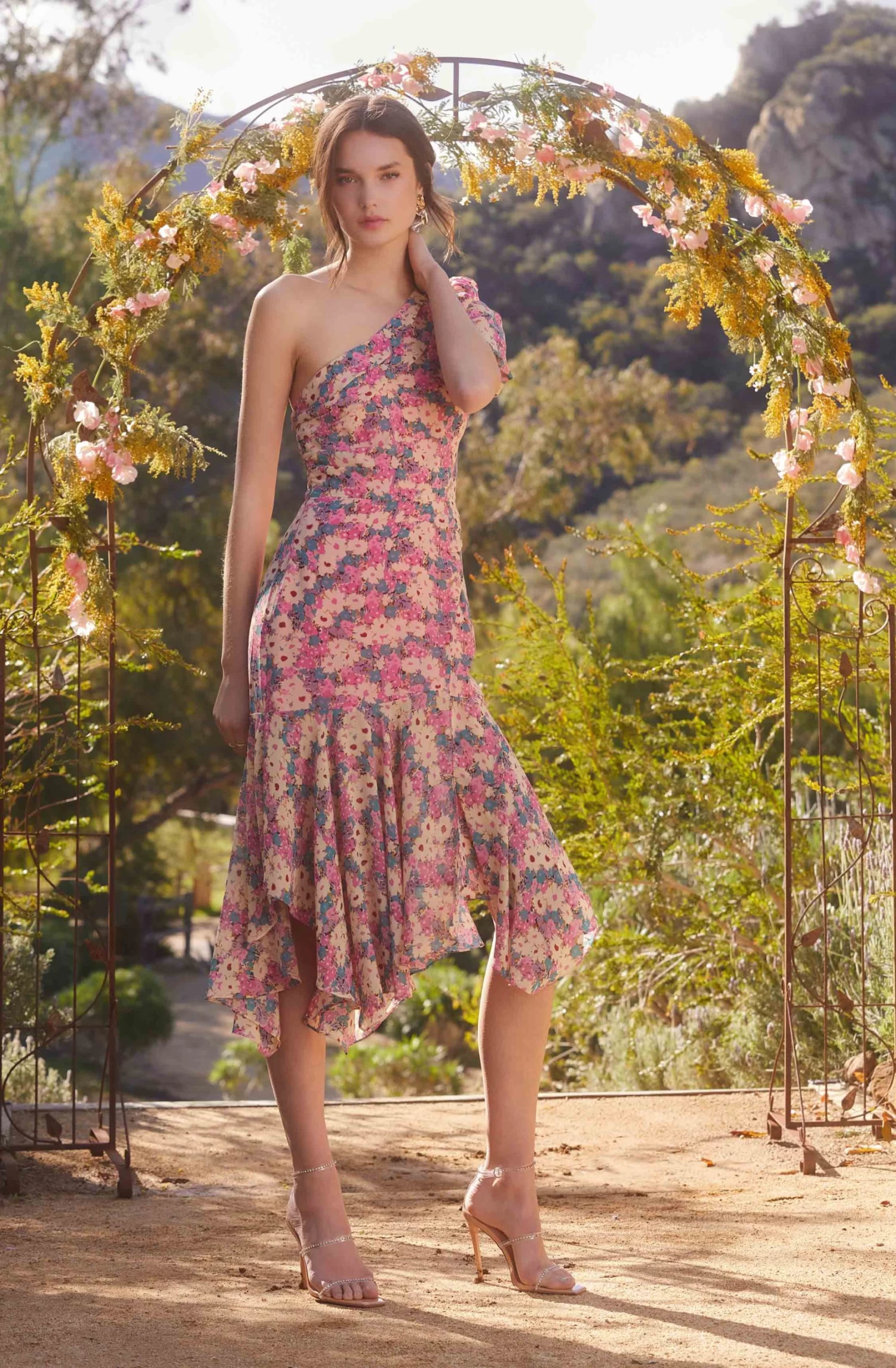 Santorini One Shoulder Midi Dress 6 Santorini One Shoulder Midi Dress - Image 6