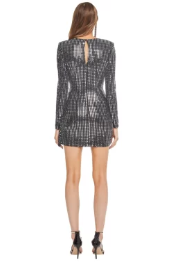 On The List Dress -ASTR the Label Store ACDR100047 BLACK MIRROR 03 scaled