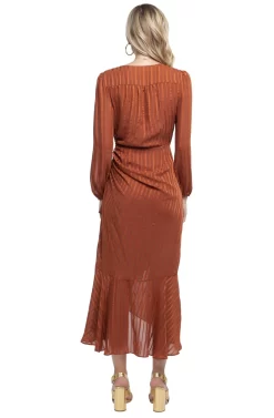 Side Cinched Mermaid Midi Dress -ASTR the Label Store ACDR100106C RUST 03 bff4af45 4b63 4006 a7ee 1a5d6088ec8d scaled