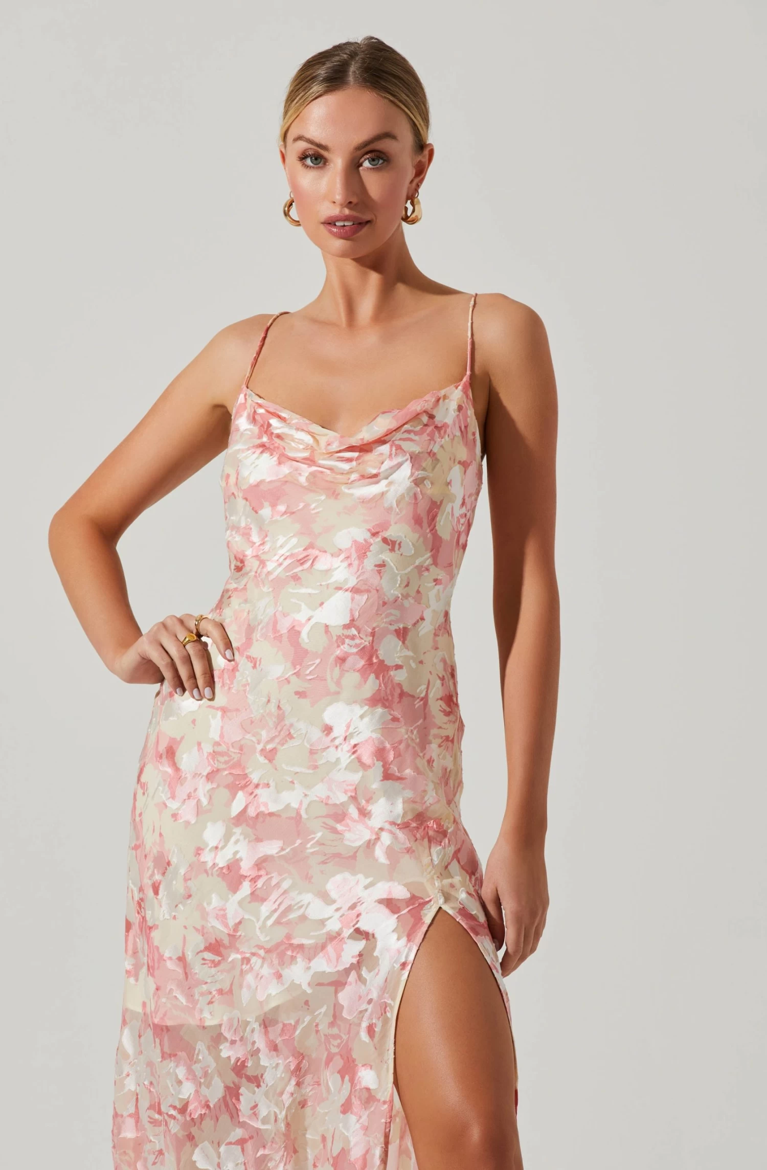 Gaia Floral Burnout Midi Dress 8 Gaia Floral Burnout Midi Dress - Image 8
