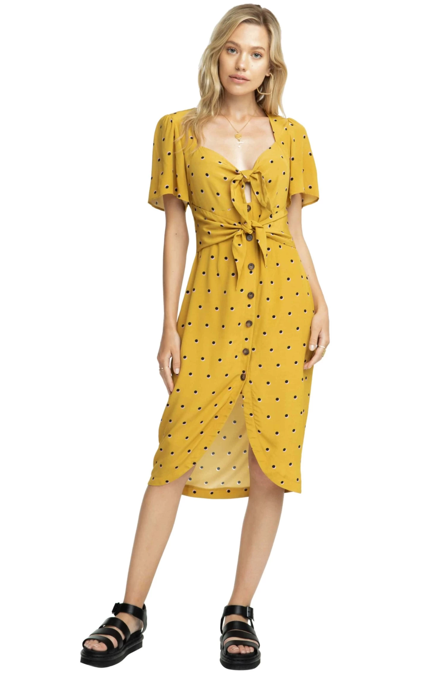 Cole Polka Dot Midi Dress 1 Cole Polka Dot Midi Dress