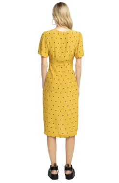Cole Polka Dot Midi Dress 9 Cole Polka Dot Midi Dress -ASTR the Label Store ACDR100205 MUSTARD DOT 3 scaled