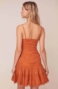 Pauline Crochet Trim Mini Dress 23 Pauline Crochet Trim Mini Dress -ASTR the Label Store ACDR100226 SPICE 5 scaled