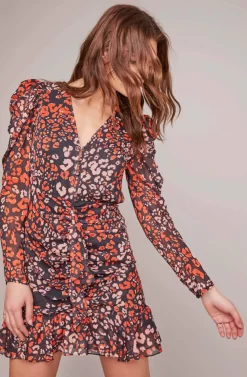 Mimi Leopard Mini Dress