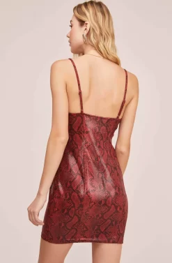 Come Slither Bodycon Mini Dress -ASTR the Label Store ACDR100359 RUBY PYTHON 4 scaled