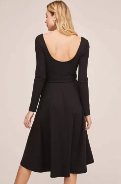 Sinclair Midi Dress -ASTR the Label Store ACDR100361 BLACK 5 scaled