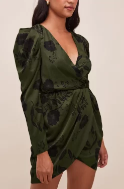 Jocelyn Floral Wrap Dress 9 Jocelyn Floral Wrap Dress -ASTR the Label Store ACDR100385 GREENFLORAL 5 scaled