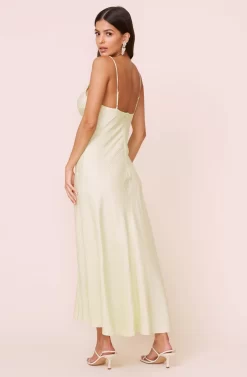 Bastille Midi Dress -ASTR the Label Store ACDR100411 CELERY 4 scaled