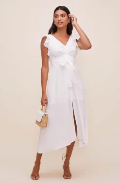Euphoria Ruffle Sleeve Dress -ASTR the Label Store ACDR100531 OFFWHITE 2 scaled