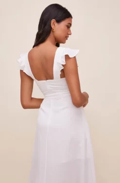 Euphoria Ruffle Sleeve Dress -ASTR the Label Store ACDR100531 OFFWHITE 7 scaled