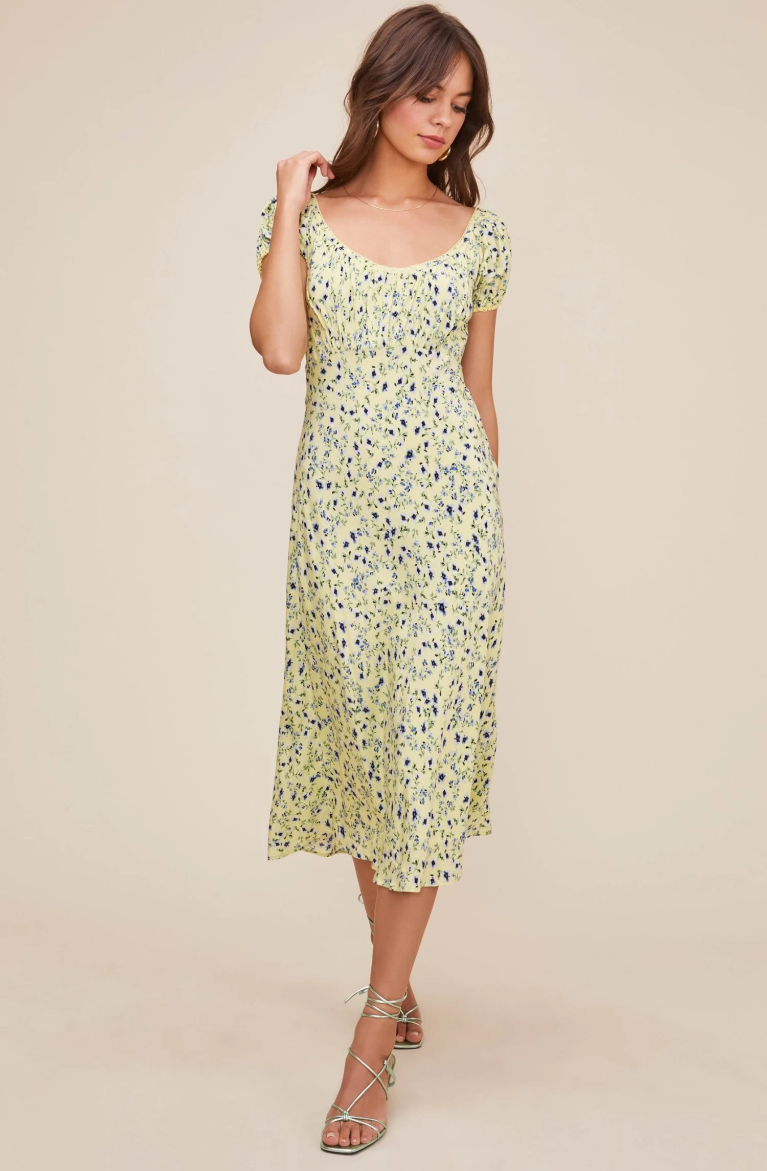 Caprice Floral Midi Dress 2 Caprice Floral Midi Dress - Image 2