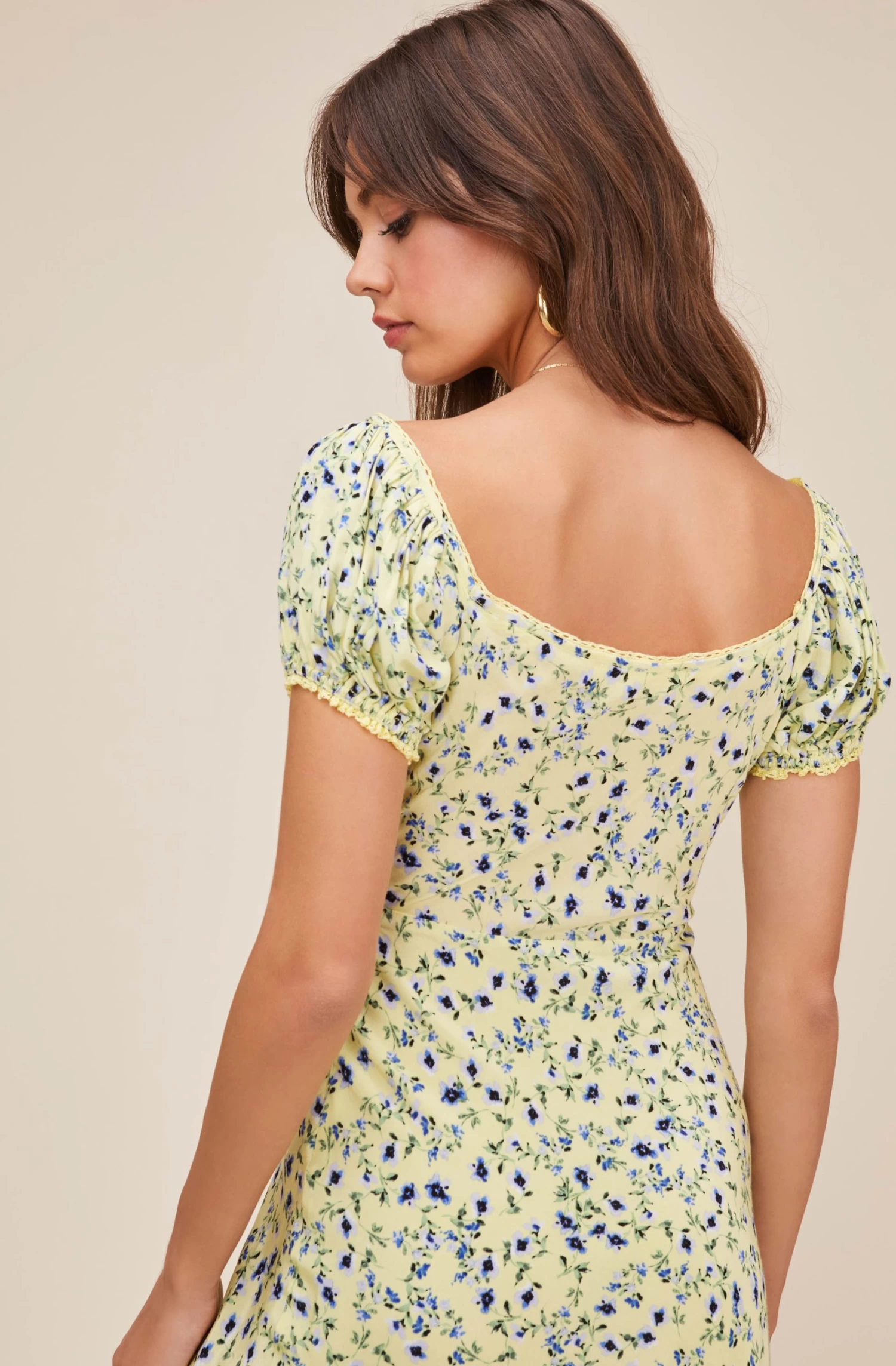 Caprice Floral Midi Dress 4 Caprice Floral Midi Dress - Image 4