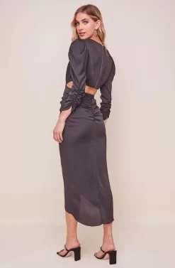 Jayla Ruched Cutout Dress 5 Jayla Ruched Cutout Dress -ASTR the Label Store ACDR100768S BLACK 3 scaled