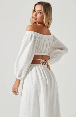 Cassian Cutout Off Shoulder Midi Dress -ASTR the Label Store ACDR101154 WHITE 6 aa23010c 7269 4917 8e23 f7c80380f255 scaled