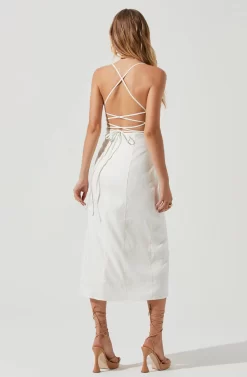 Brayden Strappy Back Midi Dress -ASTR the Label Store ACDR101175 WHITE 0913 1f5004d2 28ba 4bcc aed5 2b29f0fb1427 scaled