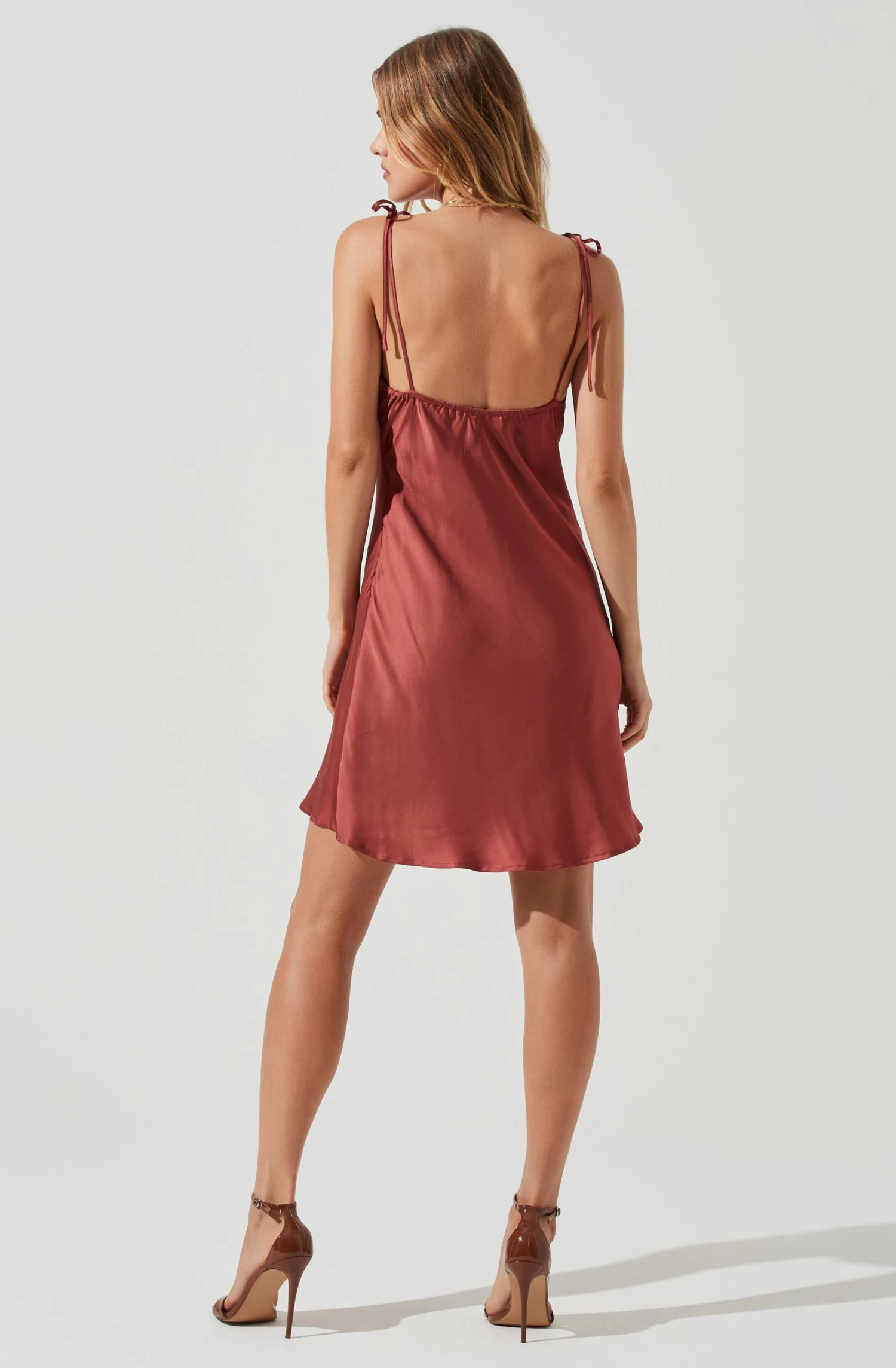 Mona Tie Strap Mini Dress 6 Mona Tie Strap Mini Dress - Image 6