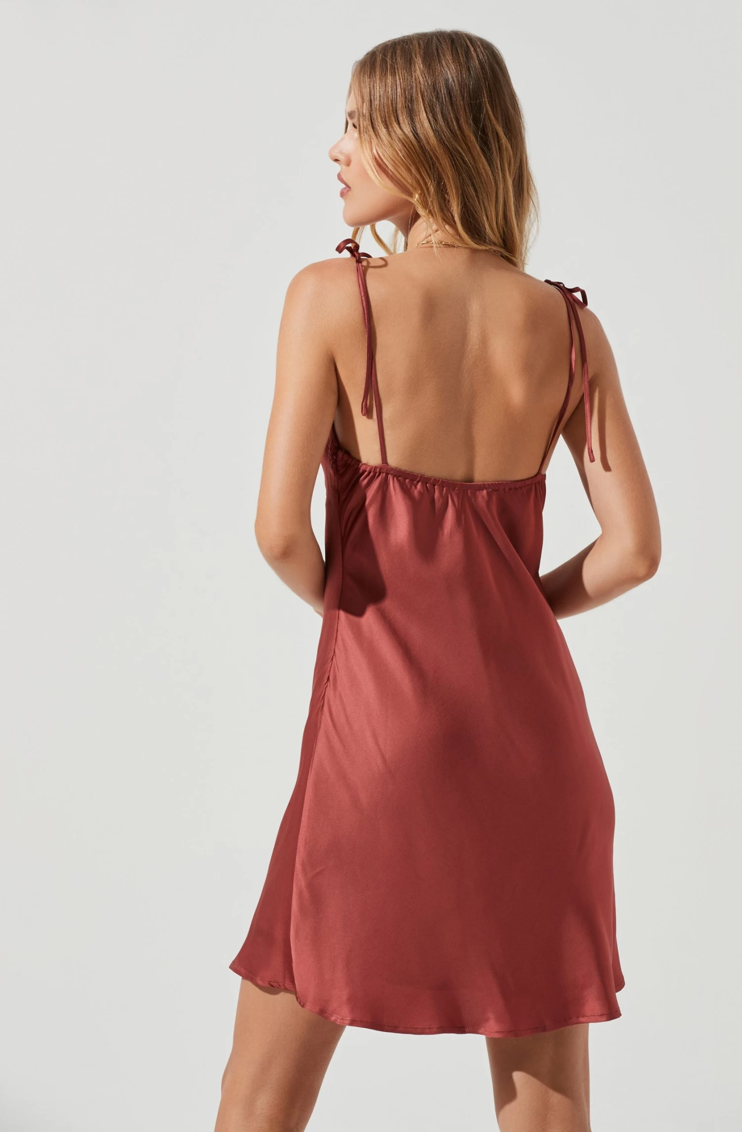 Mona Tie Strap Mini Dress 5 Mona Tie Strap Mini Dress - Image 5