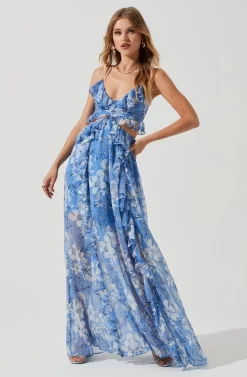 Palace Floral Cutout Ruffle Maxi Dress 18 Palace Floral Cutout Ruffle Maxi Dress -ASTR the Label Store ACDR101252 BLUEWHITEFLORAL 0983 932da02d b656 4915 bedb 46ea1b56c6db scaled