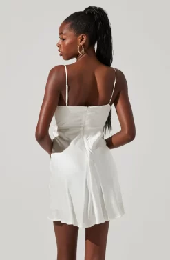 Ellison Satin Sweetheart Mini Dress -ASTR the Label Store ACDR101338 WHITE 5 scaled
