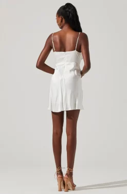 Ellison Satin Sweetheart Mini Dress -ASTR the Label Store ACDR101338 WHITE 6 scaled