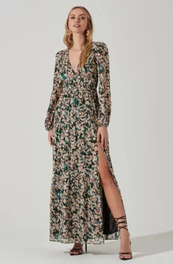 Francesca Floral Open Back Maxi Dress 8 Francesca Floral Open Back Maxi Dress -ASTR the Label Store ACDR101389 BLACKGOLDMULTI 2 scaled
