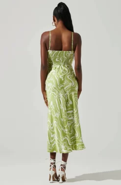 Mabel Retro Floral Bustier Midi Dress 9 Mabel Retro Floral Bustier Midi Dress -ASTR the Label Store ACDR101568 CELERYFLORAL 5 scaled