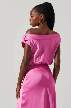 Monroe Satin Off Shoulder Maxi Dress 18 Monroe Satin Off Shoulder Maxi Dress -ASTR the Label Store ACDR101586 PINK 5 f93063fd 88fe 4406 8765 2ec4b6332204 scaled