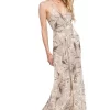 Tie Back Wrap Maxi Dress