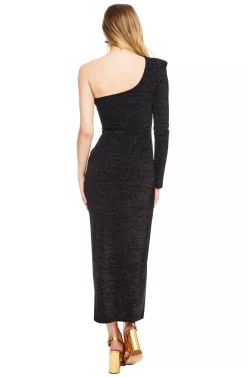 Leona Dress -ASTR the Label Store ACDR94850 BLACK SPARKLE 03 scaled