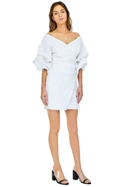 Shea Mini Dress -ASTR the Label Store ACDR95014 WHITE 02 scaled