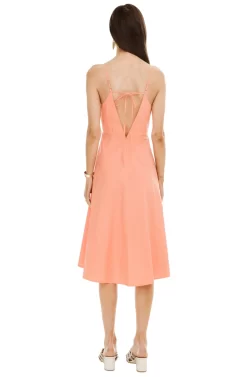 Lindey Midi Dress -ASTR the Label Store ACDR95232 TANGERINE 03 scaled