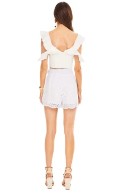 Sutton Shorts -ASTR the Label Store ACP6444 PALE BLUE STRIPE 03 scaled