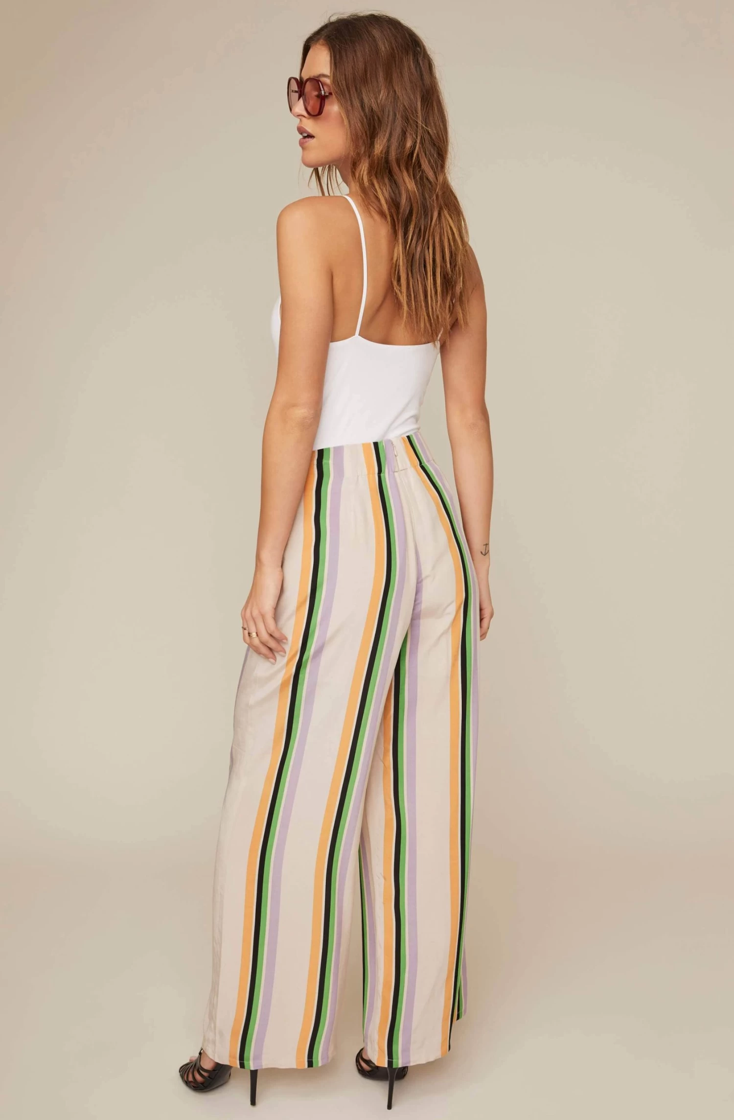 Burke Striped Wide Leg Pants 4 Burke Striped Wide Leg Pants - Image 4