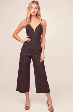 IZZY JUMPSUIT -ASTR the Label Store ACP7092 BLACK 1AA scaled