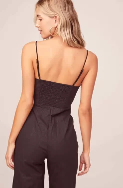 IZZY JUMPSUIT -ASTR the Label Store ACP7092 BLACK 5AA scaled