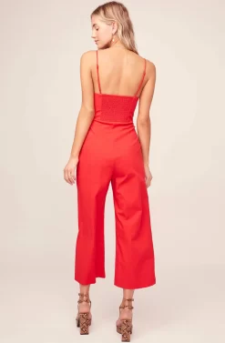 IZZY JUMPSUIT -ASTR the Label Store ACP7092 RED 4A scaled