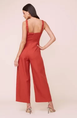 Versailles Sleeveless Jumpsuit -ASTR the Label Store ACP7118 BURNTRED 4 scaled