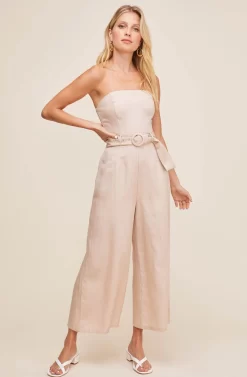 Kona Strapless Jumpsuit -ASTR the Label Store ACP7128B NATURAL 1 scaled