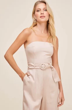 Kona Strapless Jumpsuit -ASTR the Label Store ACP7128B NATURAL 2 scaled