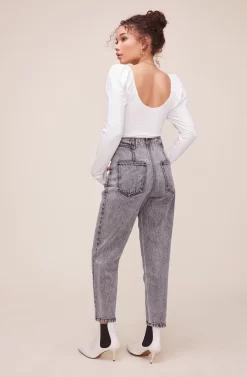 Perfectly Pleated Jean -ASTR the Label Store ACP7184 ASPHALT 6 scaled