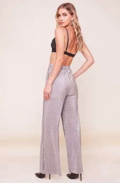 Aileen Wide Leg Plisse Pant 13 Aileen Wide Leg Plisse Pant -ASTR the Label Store ACP7192 PEWTER 5 scaled
