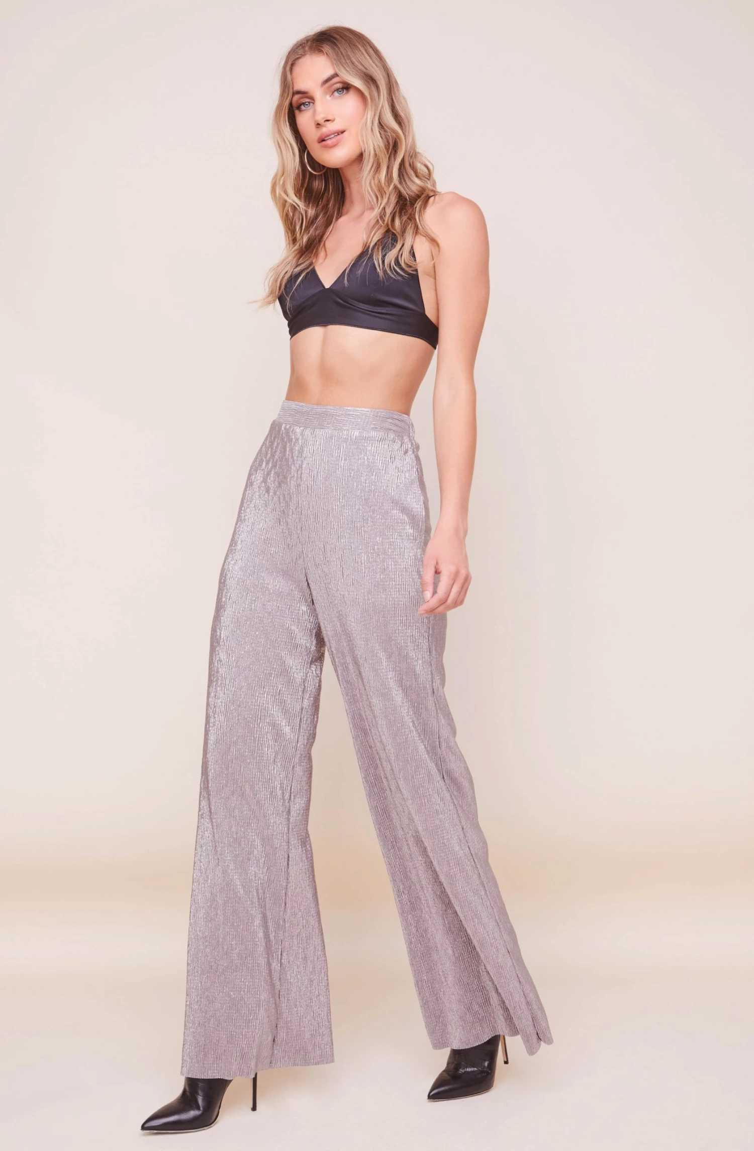 Aileen Wide Leg Plisse Pant 5 Aileen Wide Leg Plisse Pant - Image 5