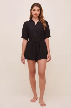 Evita Drawstring Shorts 15 Evita Drawstring Shorts -ASTR the Label Store ACP7203 BLACK 2 scaled