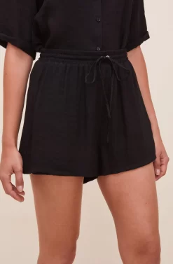Evita Drawstring Shorts 19 Evita Drawstring Shorts -ASTR the Label Store ACP7203 BLACK 5 scaled
