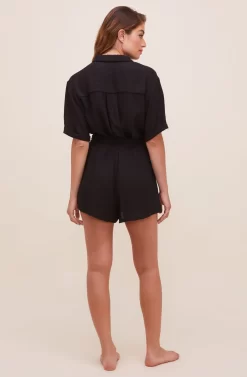 Evita Drawstring Shorts 18 Evita Drawstring Shorts -ASTR the Label Store ACP7203 BLACK 6 scaled