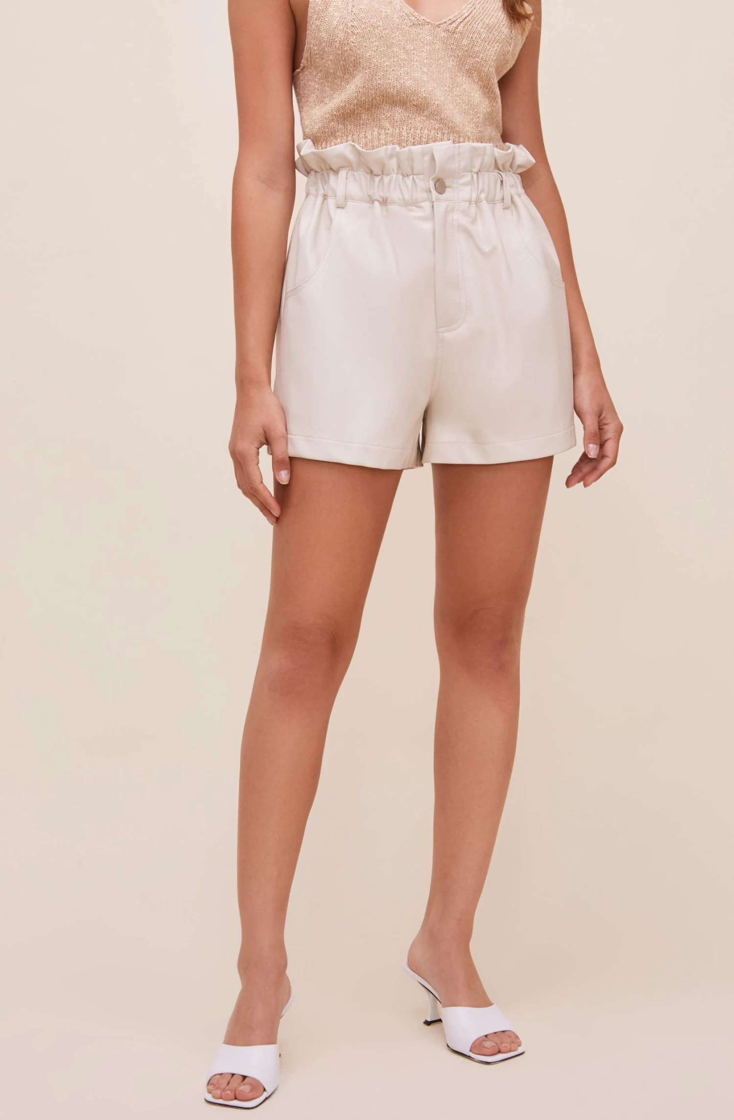 Petunia Faux Leather Shorts 4 Petunia Faux Leather Shorts - Image 4