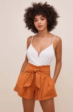 Marika Tie Waist Shorts 39 Marika Tie Waist Shorts -ASTR the Label Store ACP7211 SPICE 3 scaled