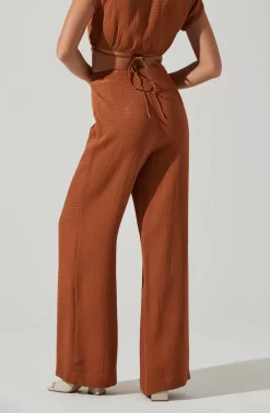 Sayla Wide Leg Pants -ASTR the Label Store ACP7246TX CARAMEL 3 scaled
