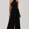 Damia Halter Wide Leg Jumpsuit